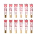 Ruby Kisses Broadway Vita-Lip Clear Lip Gloss (Rosehip Oil 12 Pack), Ultra-Hydrating & Soothing Formula with Vitamin Oils, High-Shine Non-Sticky