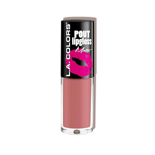 L.A. COLORS Pout Matte Lipgloss, Let's Kiss CLG631