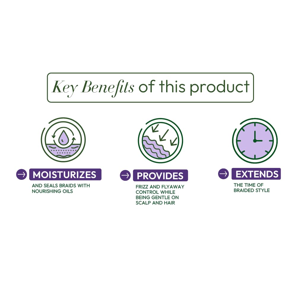 ORS Olive Oil Braidzone Braid Setting Mousse with Lavender, Acai & Batana Oil 7 Ounces (Pack of 2)