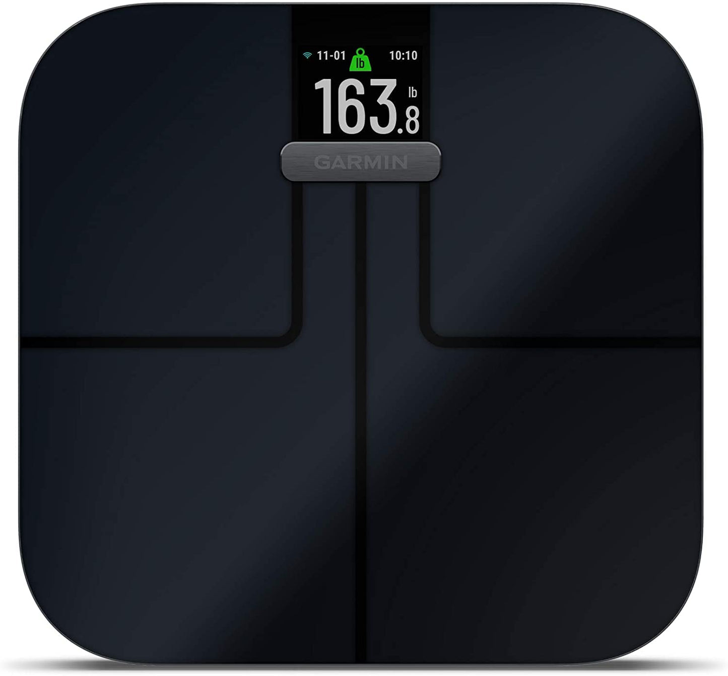 Garmin Index S2, Smart Scale with Wireless Connectivity, Measure Body Fat, Muscle, Bone Mass, Body Water and More-Black (010-02294-02)