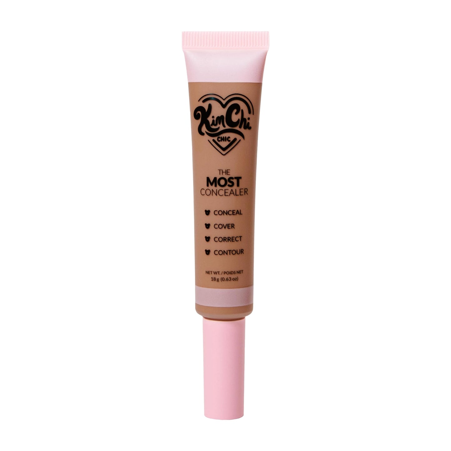 KimChiChic Beauty The Most Concealer | Full Coverage Water Resistant Multi-Use Concealer | Conceal, Correct, Contour & Highlight | Matte Satin Hybrid