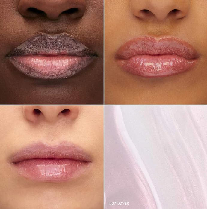 SEPHORA Collection Glossed Lip Gloss - 07 Lover (clear with pink holographic pearls) 0.16 oz / 5 mL