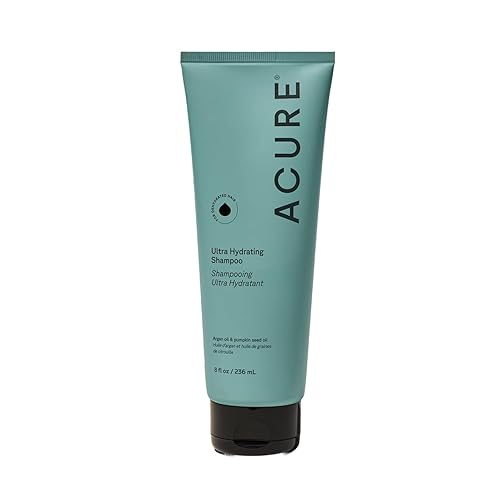 Acure Ultra Hydrating Shampoo - Moisturizing Shampoo for Women & Men, Moisturize and Soften Fine, Dry, Damaged, Color Treated Hair & Scalp w/ Argan