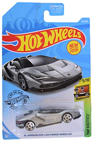 Hot Wheels HW Exotics 5/10 '16 Centenario Roadster 213/250, Silver