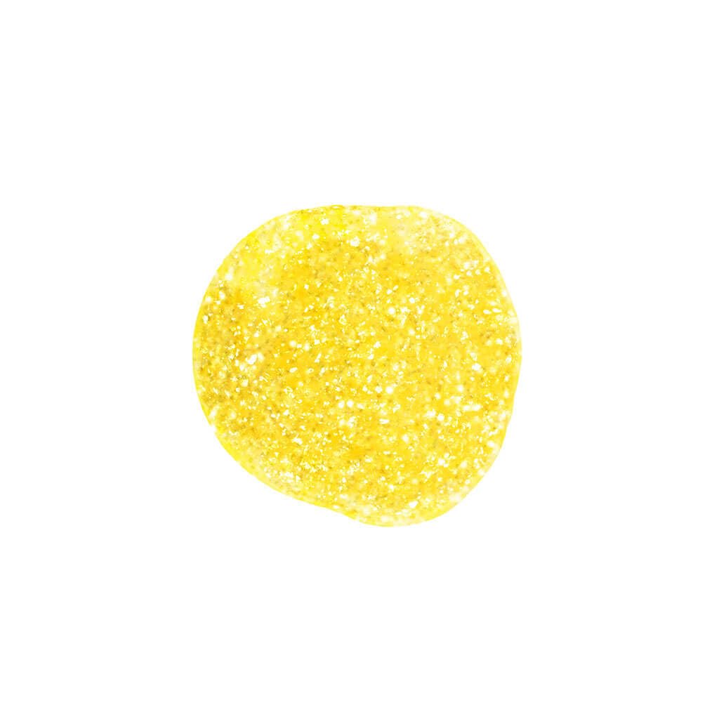 Gel Glitter Yellow. Sparkling Glitter for your face & body with fine nib applicator