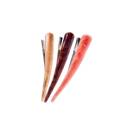 3 Pieces 5.5" Large Duck Teeth Bows Hair Clips Hairpins Chic Styling Claw Hair Barrettes Makeover Pinch Clip Hair Grip Crocodile Accessories for Women