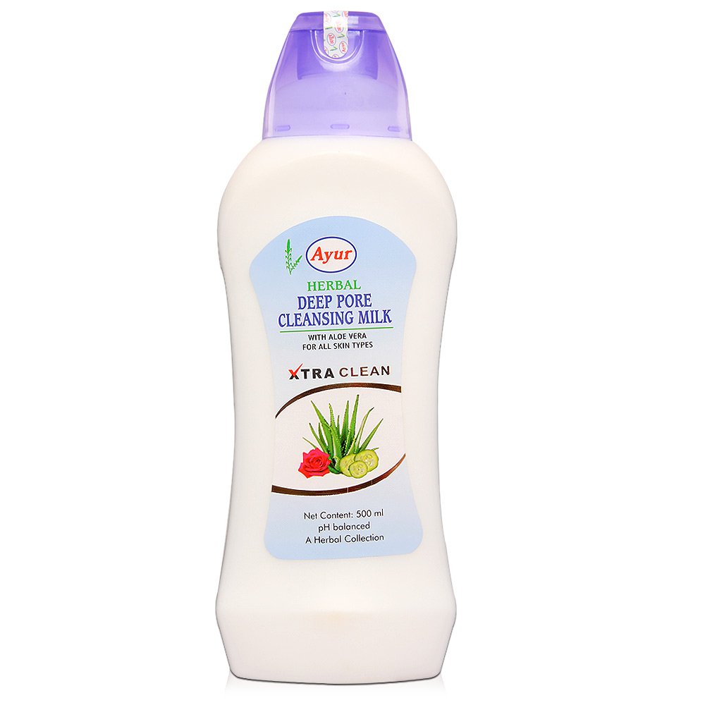 Ayur Herbal Deep Pore Cleansing Milk 100ml 3.3oz (Pack of 3)