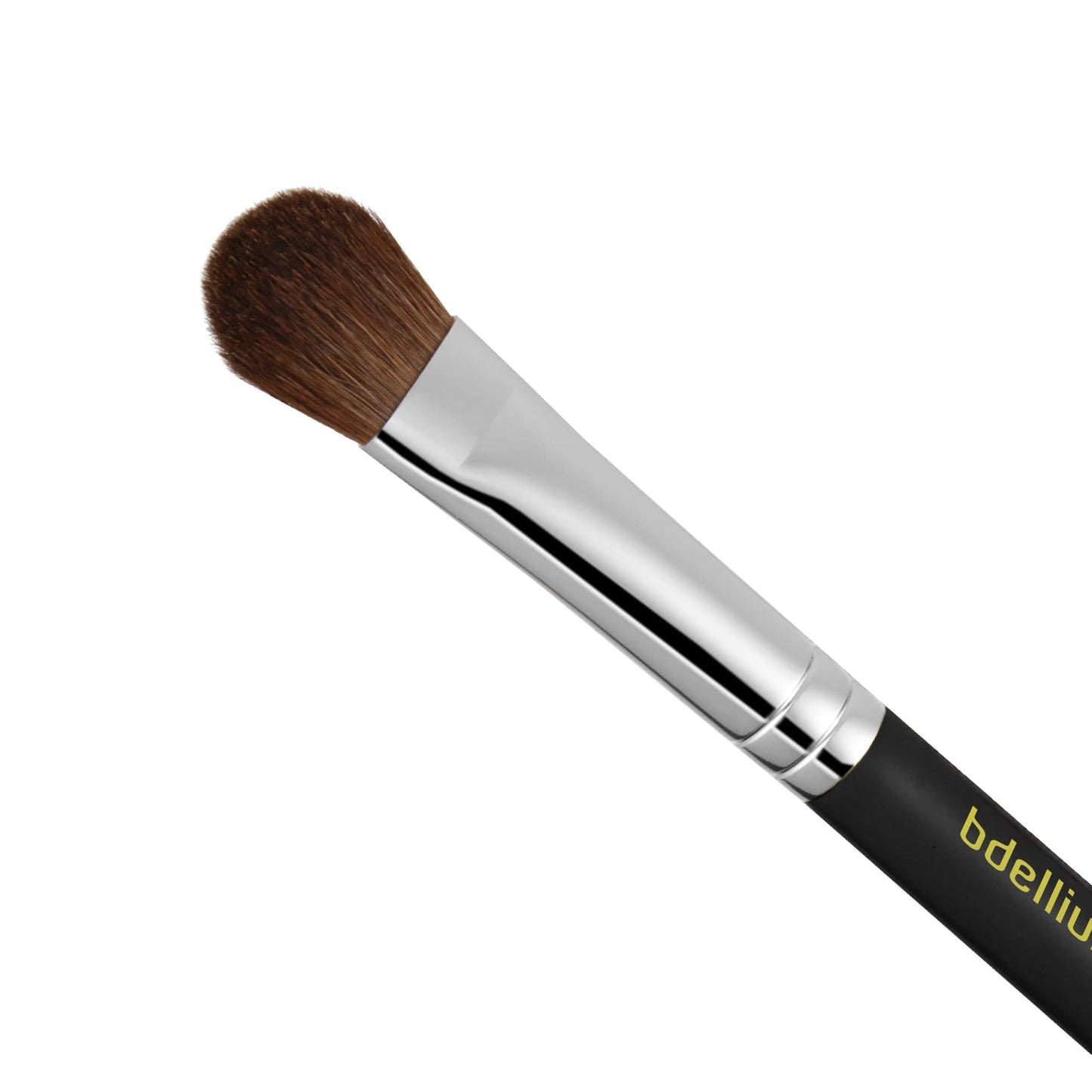 Bdellium Tools Professional Makeup Brush - Maestro Series 778 Large Shadow - With Mix of Soft Synthetic & Natural Fibers, For Applying Shadow (Black