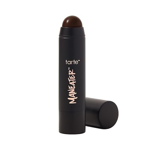 tarte maneater silk stick bronzer - Buildable Lightweight Cream Bronzer, Natural Matte Finish, Vegan & Cruelty-Free, full size, eclipse
