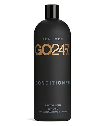 GO247 Daily Conditioner - Lightweight Hydrating Conditioner for Men - Softens, Strengthens & Adds Shine - Enriched with Vitamin B5 & Honey - Ideal