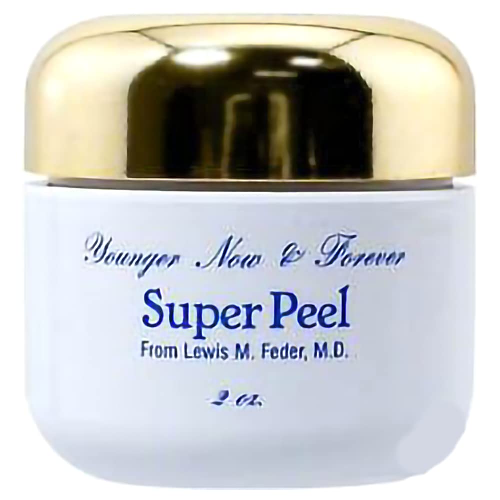 Dr. Feder's SuperPeel Exfoliating Facial Scrub - 2 oz by BioLogic Solutions - Micro-Crystal & Enzyme Blend for Pore Cleansing, Dead Skin Removal