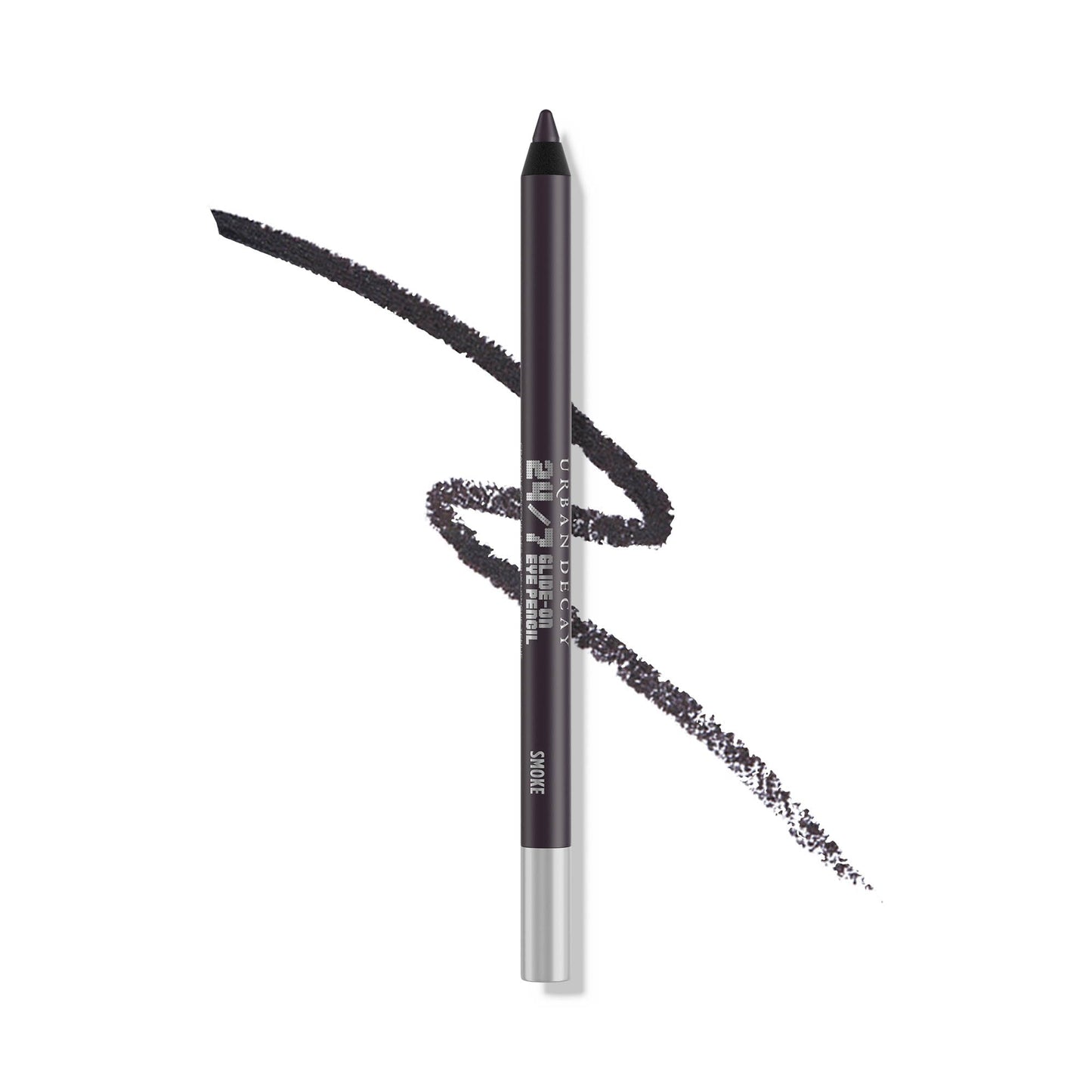 URBAN DECAY 24/7 Glide-On Waterproof Eyeliner Pencil - Smudge-Proof, Long-Lasting, Transfer-Proof, Up to 16HR Wear, Smooth No-Tug Formula, Smoke
