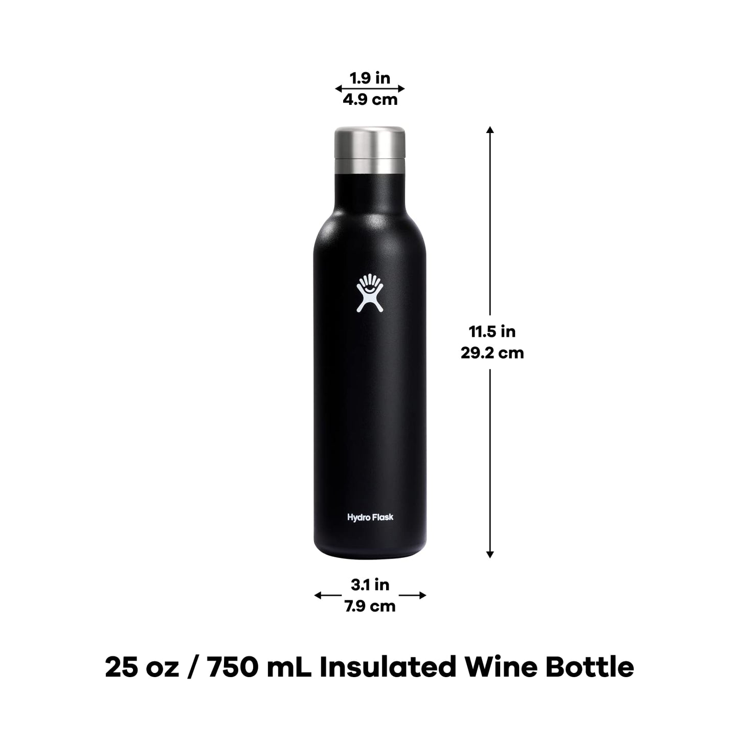 Hydro Flask Ceramic Wine Bottle 25 Oz Birch