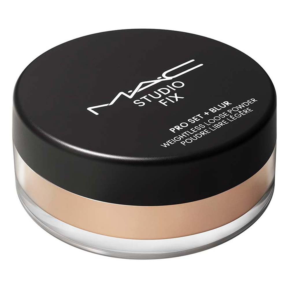 MAC Studio Fix Pro Set + Blur Weightless Loose Powder - Medium Deep (Tanned beige with golden undertone) - 0.22 oz / 6.5 g