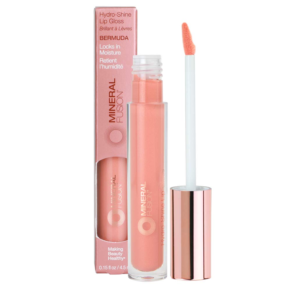Mineral Fusion, Lip Gloss Hydro Shine Bermuda, 0.15 Fl Oz