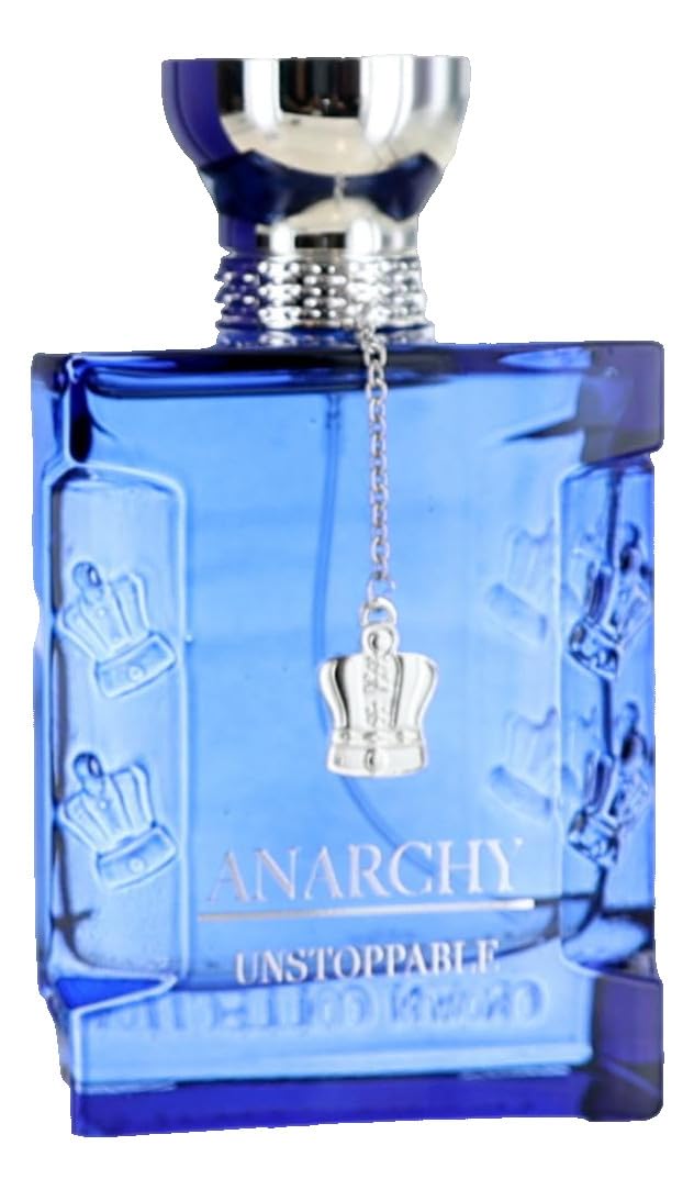 king of kings Anarchy Unstoppable for men 3.4 oz EDP Sicilian Orange; middle notes are Tunisian Neroli, Nigerian Ginger and Ceylon Cinnamon; base