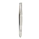 e.l.f. Slant Tweezer, Professional Quality Stainless Steel, Provides a Strong Grip, Removes Hairs Accurately, Shapes, Defines, Easy To Use