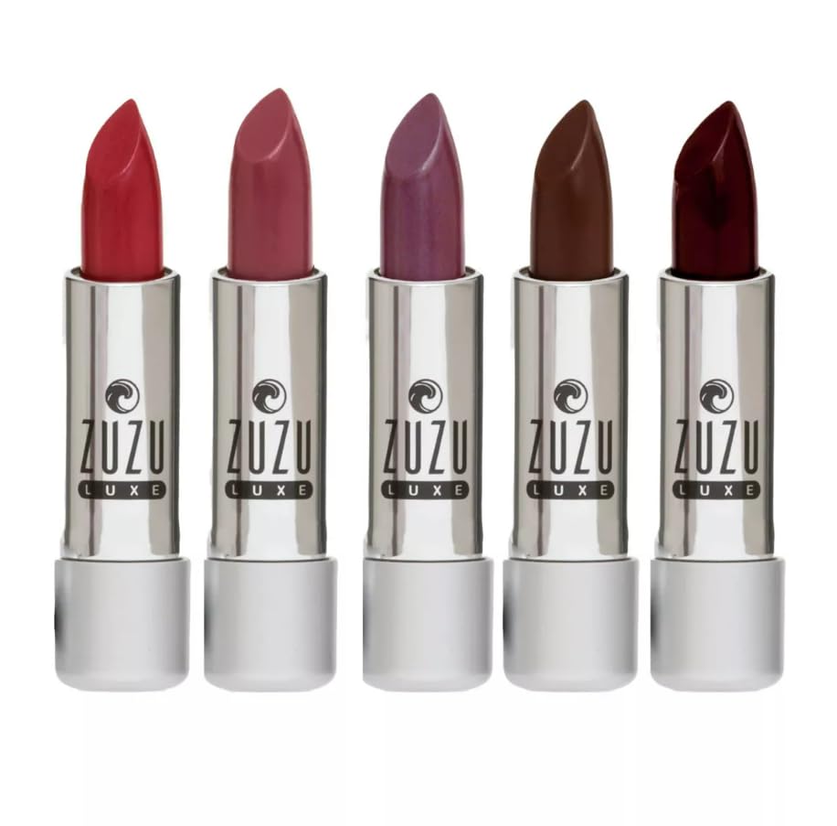 Zuzu Luxe Lip Color Lipstick (Galaxy - Berry/Cool Crème), Natural Ultra-Hydrating Lipstick, Paraben Free, Vegan, Gluten-free, Cruelty-free, Non GMO