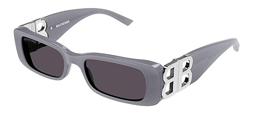 Balenciaga Grey Rectangular Ladies Sunglasses BB0096S 014 51