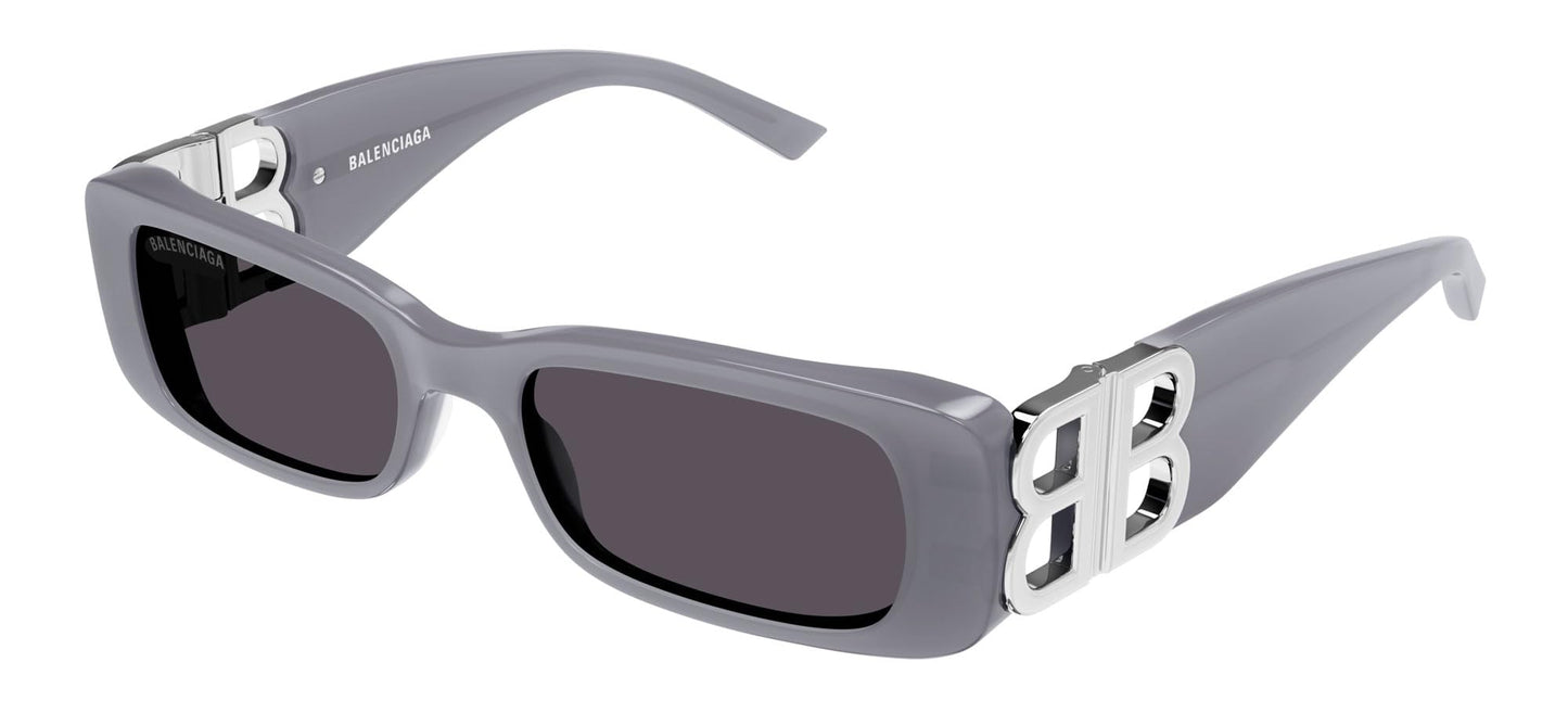 Balenciaga Grey Rectangular Ladies Sunglasses BB0096S 014 51