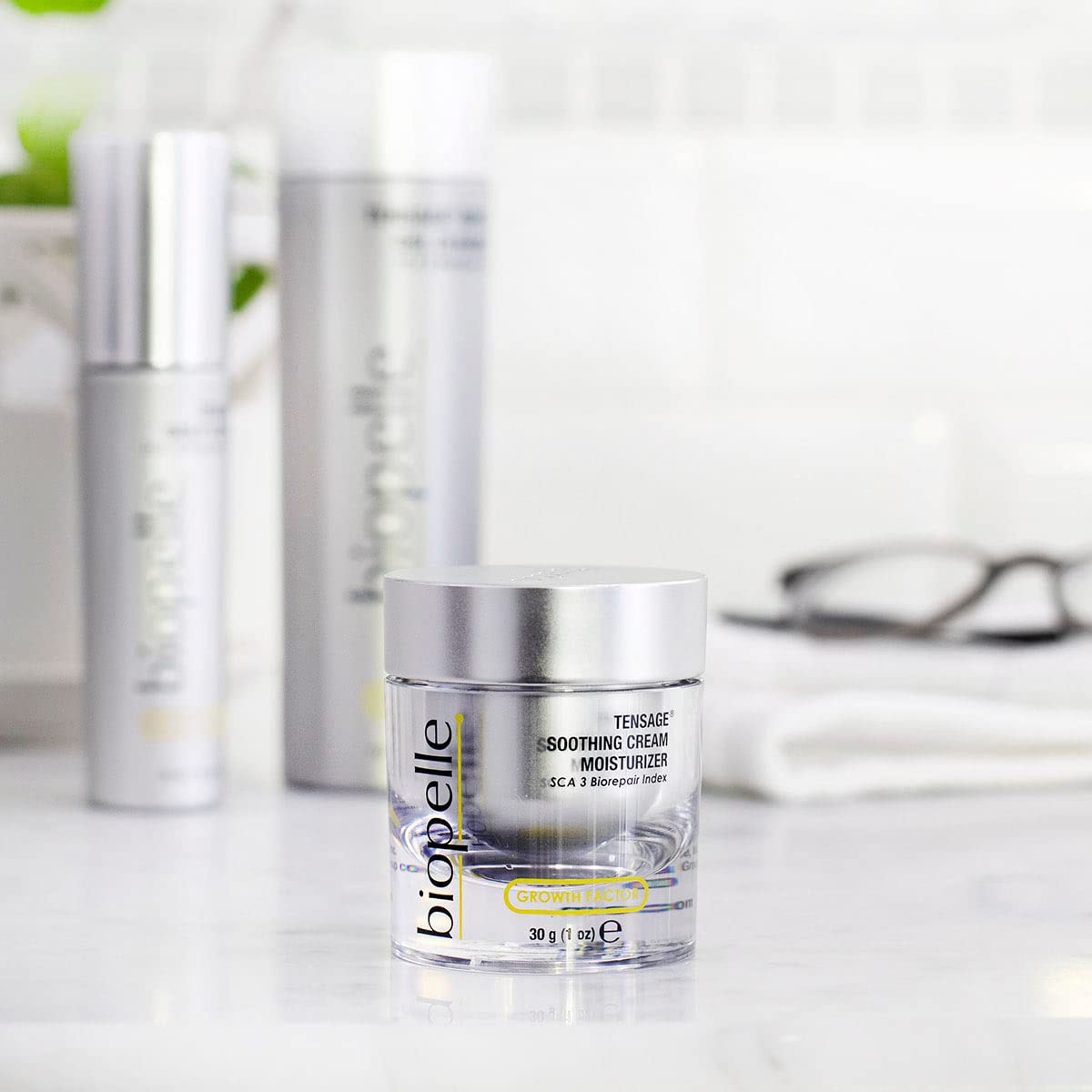 Biopelle Tensage Growth Factor Soothing Oil Free Moisturizer Face Cream with SCA 3 Biorepair Index, Snail Mucin Moisturizer for Oily Skin