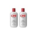 CHI Infra Silk Infusion, Leave-In Reconstructing Treatment To Strengthen & Protect All Hair Types, Alcohol-Free, 12 Oz, Pack of 2