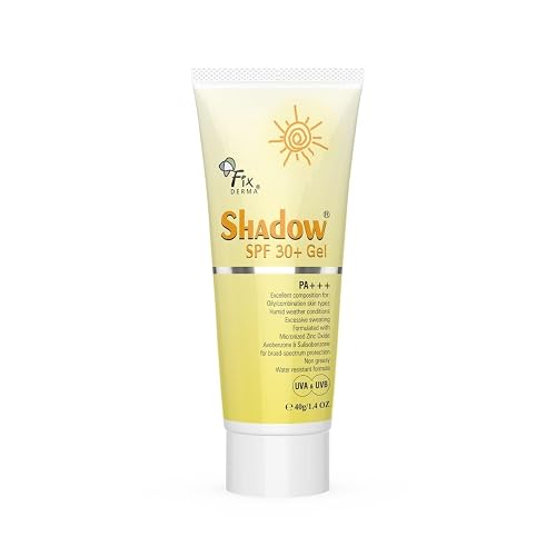 THRU Shadow Sunscreen SPF 30+ Gel Sunscreen For Oily Skin, Sun Screen Protector SPF 30 For Body & Face, Broad Spectrum For UVA & UVB Protection Non