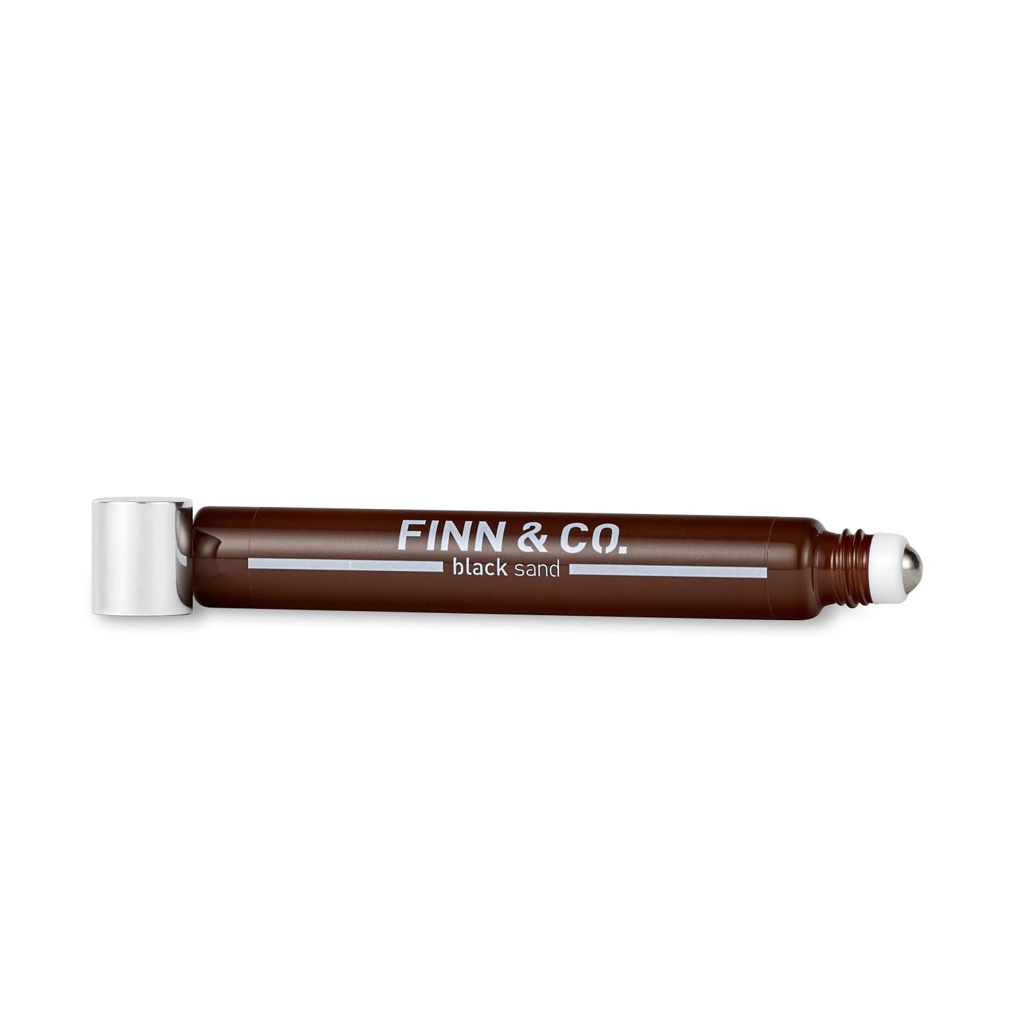 FINN & CO. Black Sand Fragrance Oil, Long-Lasting Beach Inspired Fragrance for Men & Women, Roll On Perfume Oil, Travel-Friendly, Lightweight, Easy