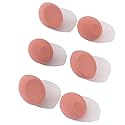 6 piece Rose Pink Makeup Sponge Set - Brush Bubble dual angled beauty sponge for blending liquid foundations, powders & creams, get a flawless blended