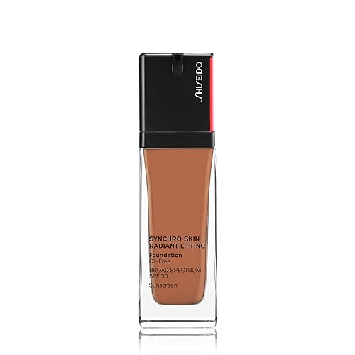 Shiseido Synchro Skin Radiant Lifting Foundation SPF 30, 450 Copper - 30 mL - Medium-to-Full, Buildable Coverage - 24-HR Hydration - Transfer, Crease & Smudge Resistant - Non-Comedogenic