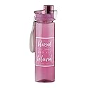 Religious Blessed Is She Who Has Believed Luke 1:45 Water Bottle, 24 Ounce
