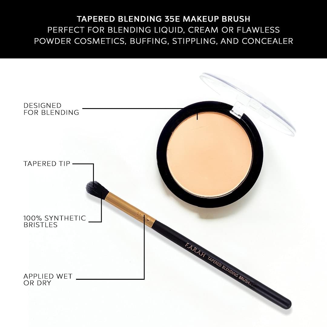 F.A.R.A.H Premium 65E Large Shading Makeup Foundation Blending Buffing Blush Face Cosmetics Professional Soft Brush