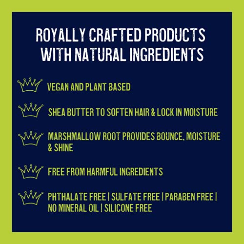 YOUNG KING HAIR CARE Kids Curl Cream for Wavy, Kinky and Curly Hair | Curl Defining, Moisturizing & Softening with Shea Butter and Marshmallow Root