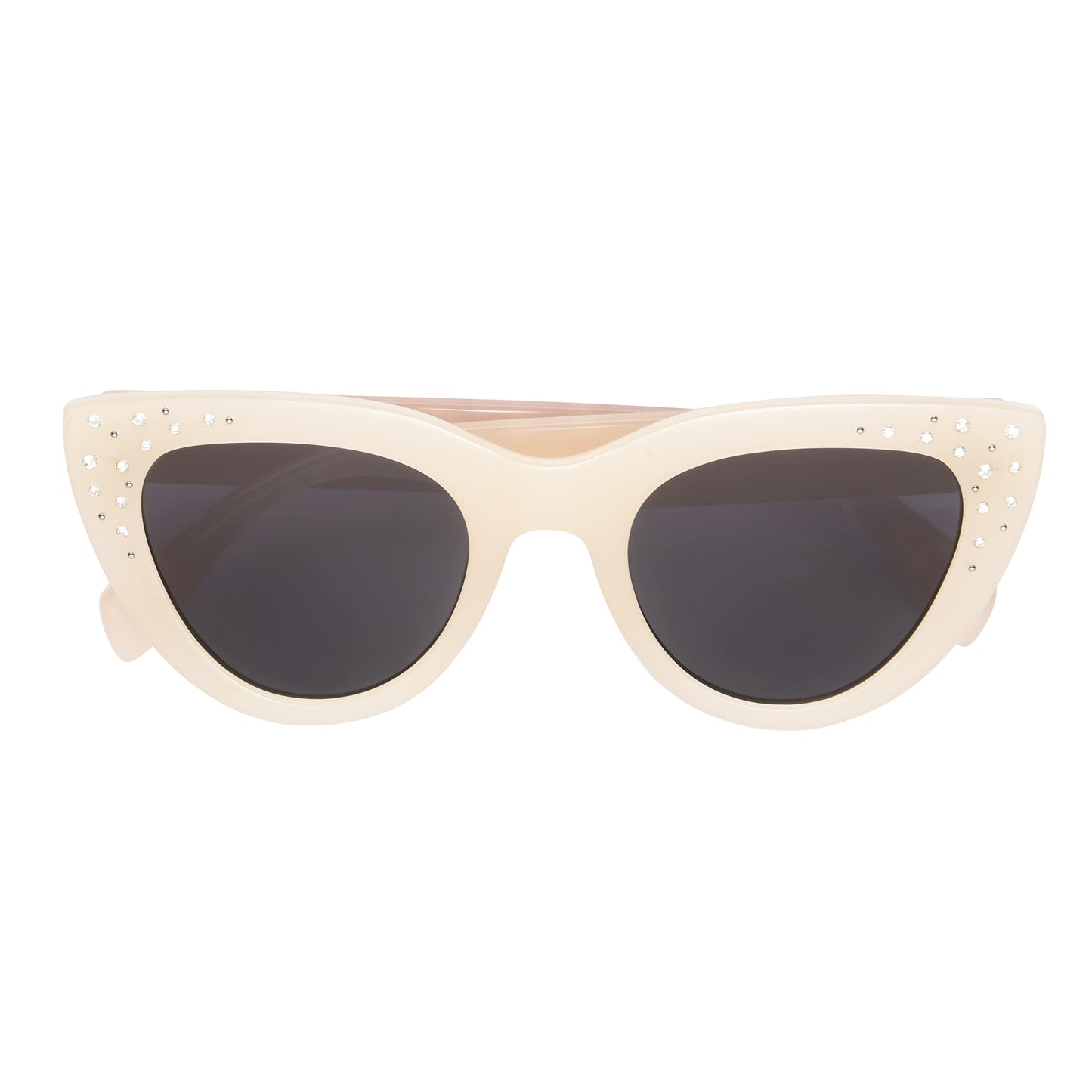 Betsey Johnson Pin Up Ladies Sunglasses, Nude/Snakeskin, 52mm