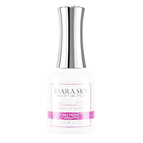 KIARA SKY Diamond FX Reflective Gel Polish (HOT TROPIC) Beauty & Personal Care KIARA SKY