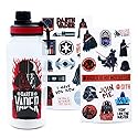 Star Wars Darth Vader Twist Spout Plastic Water Bottle Jug and Sticker Set For Personalizing | Holds 32 Ounces