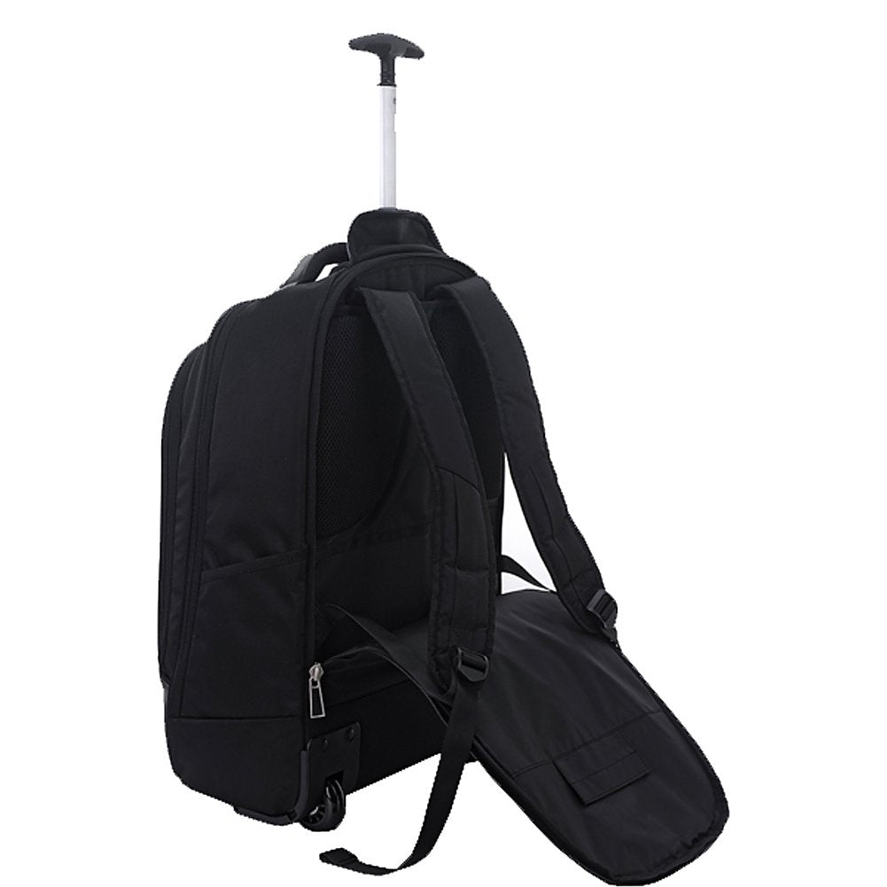 ECO Style Tech Exec Carrying Case (Rolling Backpack) for 17.3" Notebook - Black