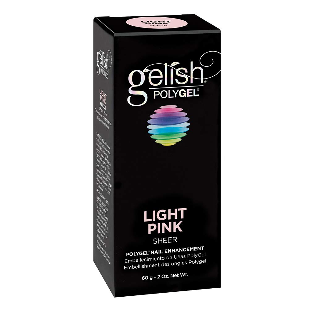 Gelish Light Pink PolyGel UV/LED Hybrid Sculpting Nail Enhancement, 2 oz Beauty & Personal Care Gelish