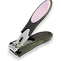 Dream Cut Nail Clipper, Toenail Clippers, Chrome Plated, Stainless Steel, Sharp, Sturdy, Comfort Grip, Nail Catcher, for Men and Women, Nail Cutter