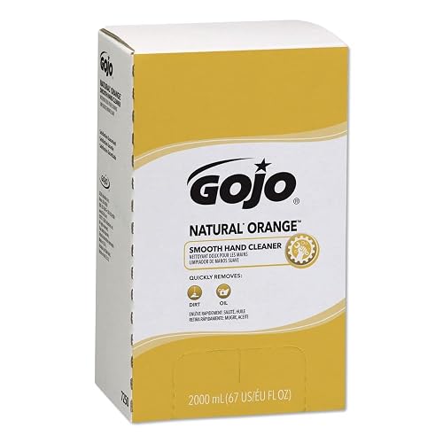 GOJO 2000 mL Refill White Natural* Orange Citrus Scented Heavy Duty Hand Cleaner