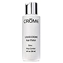 CROME Liquid Hair Polish Serum 4 oz for Taming and Styling Frizzy Curly Hair - Alcohol Free Moisturizer with Heat and Humidity Protection - Adds Shine