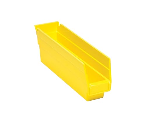 Quantum Storage Systems QSB100YL Economy Part Organizer Yellow Bins 12" L x 3" W x 4" H 36 Pack