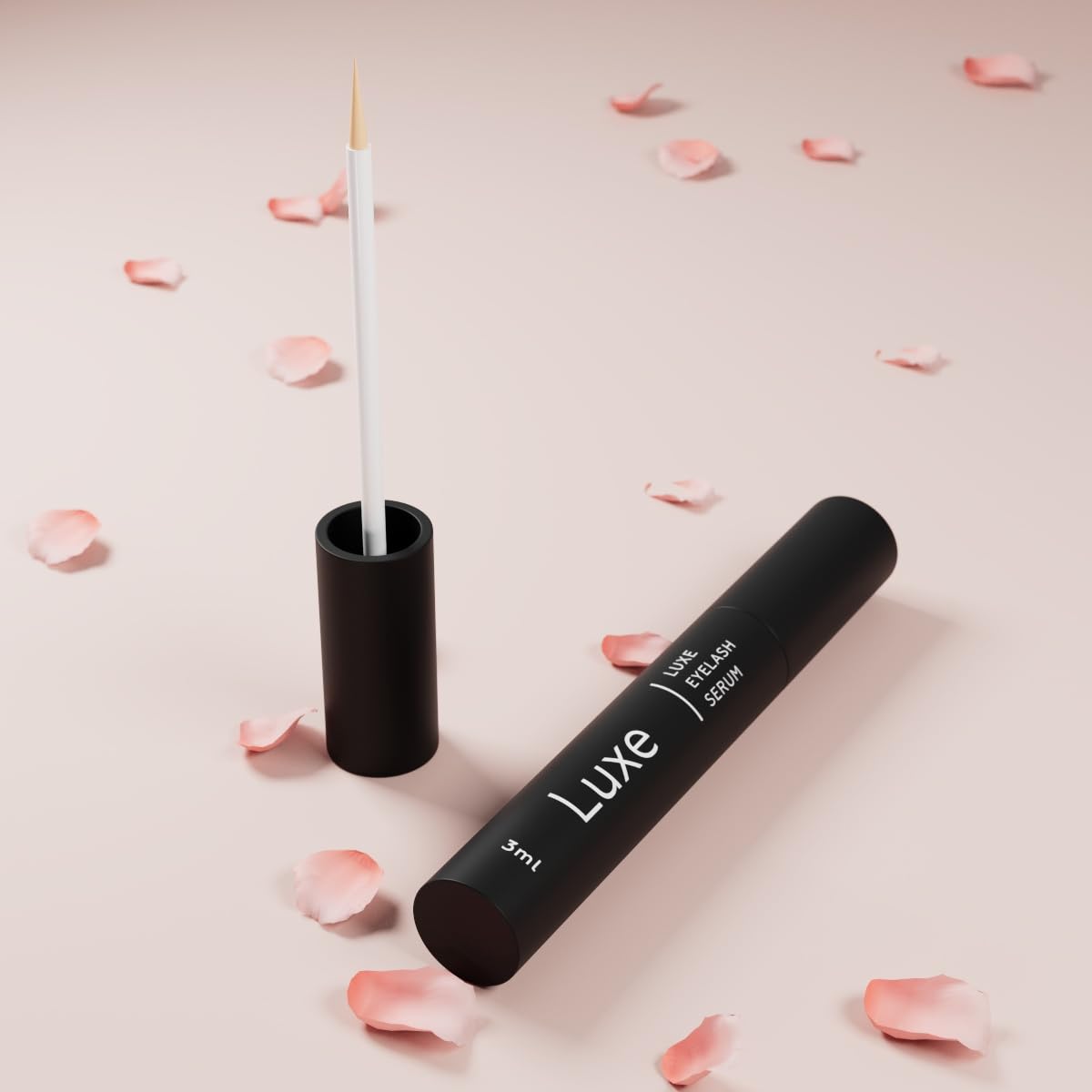 Luxe Cosmetics Eyelash Serum (3mL) Eyelash Growth Serum for Thicker, Longer & Fuller Lashes - Premium Lash Growth, Volume Lashes - Visible Results