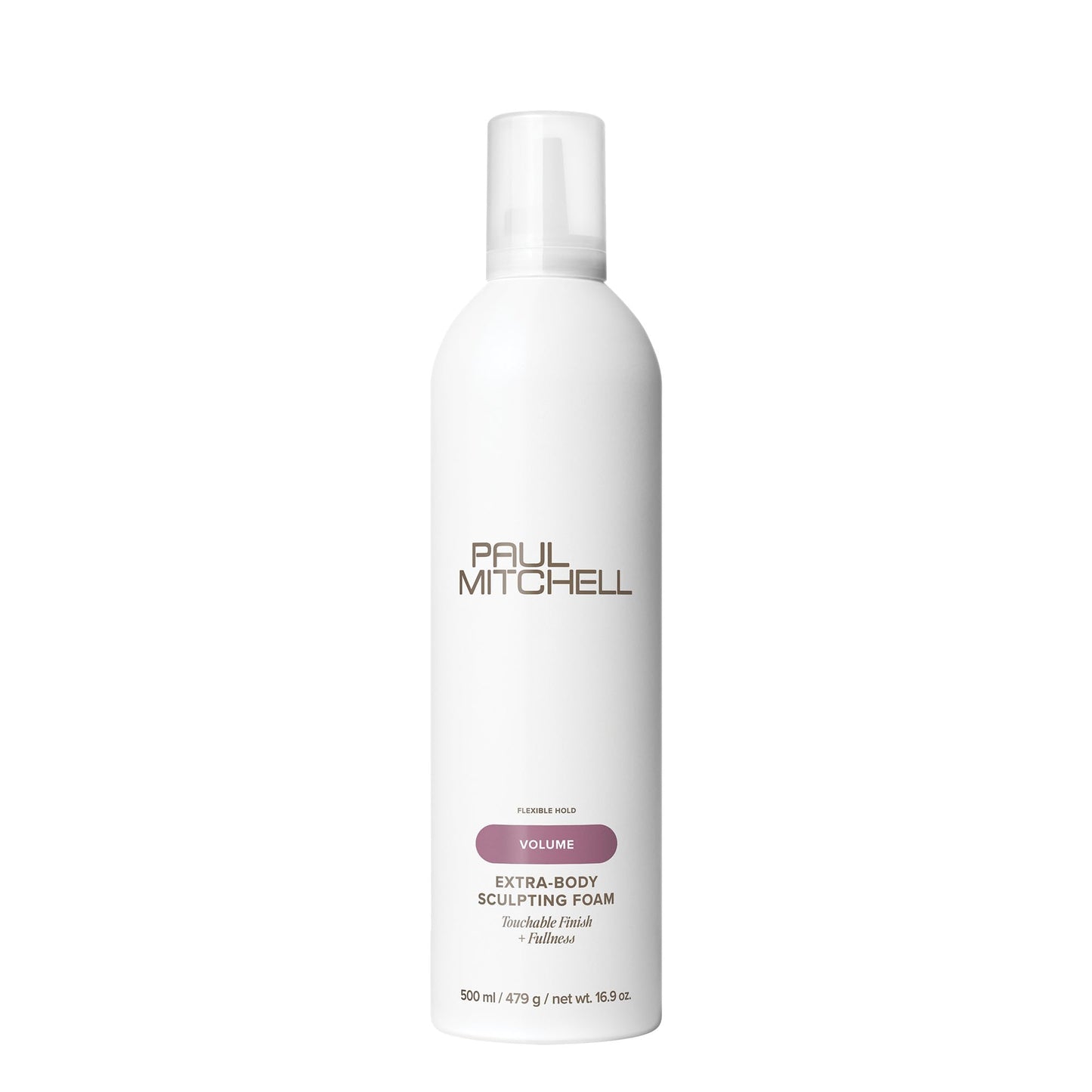 Paul Mitchell Extra-Body Sculpting Foam, Adds Fullness, Touchable Finish, For Fine Hair, 16.9 oz