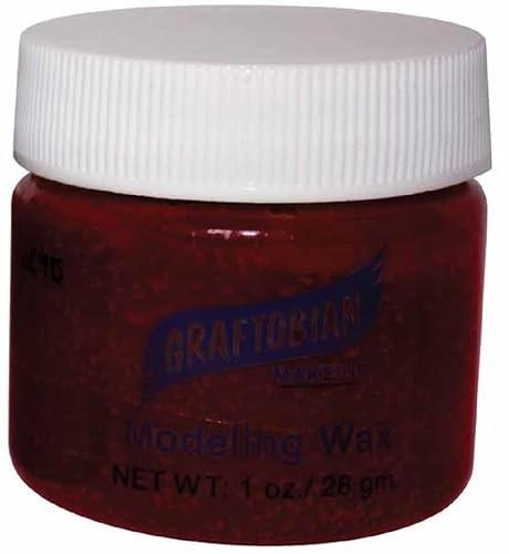 Graftobian Theatrical Modeling Wax Blood Color Pro Make-Up Special Effect 1oz