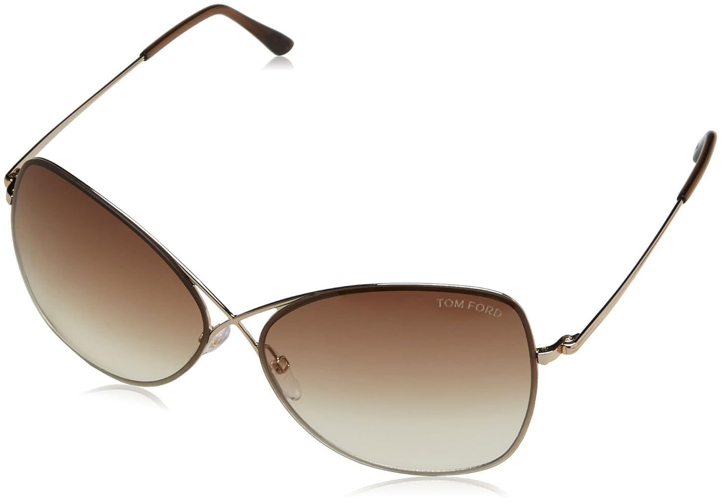 Tom Ford Butterfly Sunglasses TF250 Colette 28F Rose Gold FT0250
