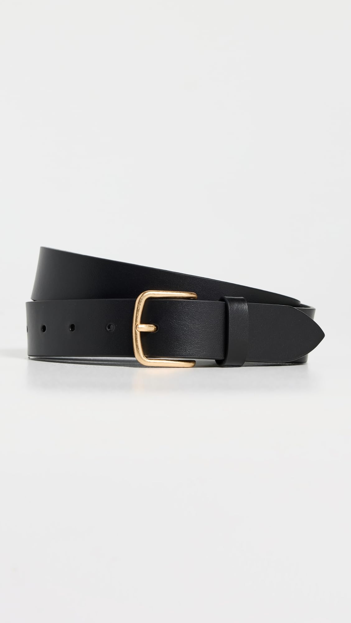Vince Women's Flat Belt, Black, S