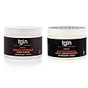 tgin Butter Cream Daily Moisturizer and Honey Miracle Hair Mask Duo for Curly, Coily and Wavy Hair, Rich Moisture and Deep Conditioning for Dry Hair