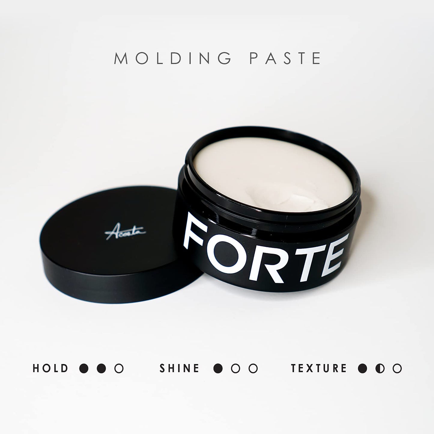 Alex Costa Molding Paste by Forte Series Low Shine Hair Paste for Men Lightweight Hair Texturizer Adds Volume and Definition Medium Flexible (75 ml)