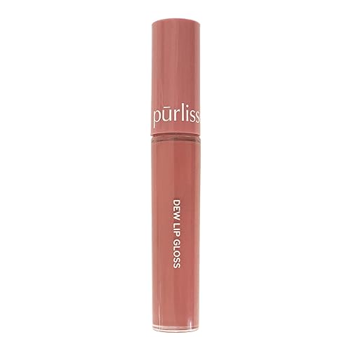 p?rlisse Dew Moisturizing Lip Gloss - Hydrating & Non-Sticky Long Lasting Lip Gloss - Enriched with Bakuchiol, Mango Seed Butter & Avocado Oil